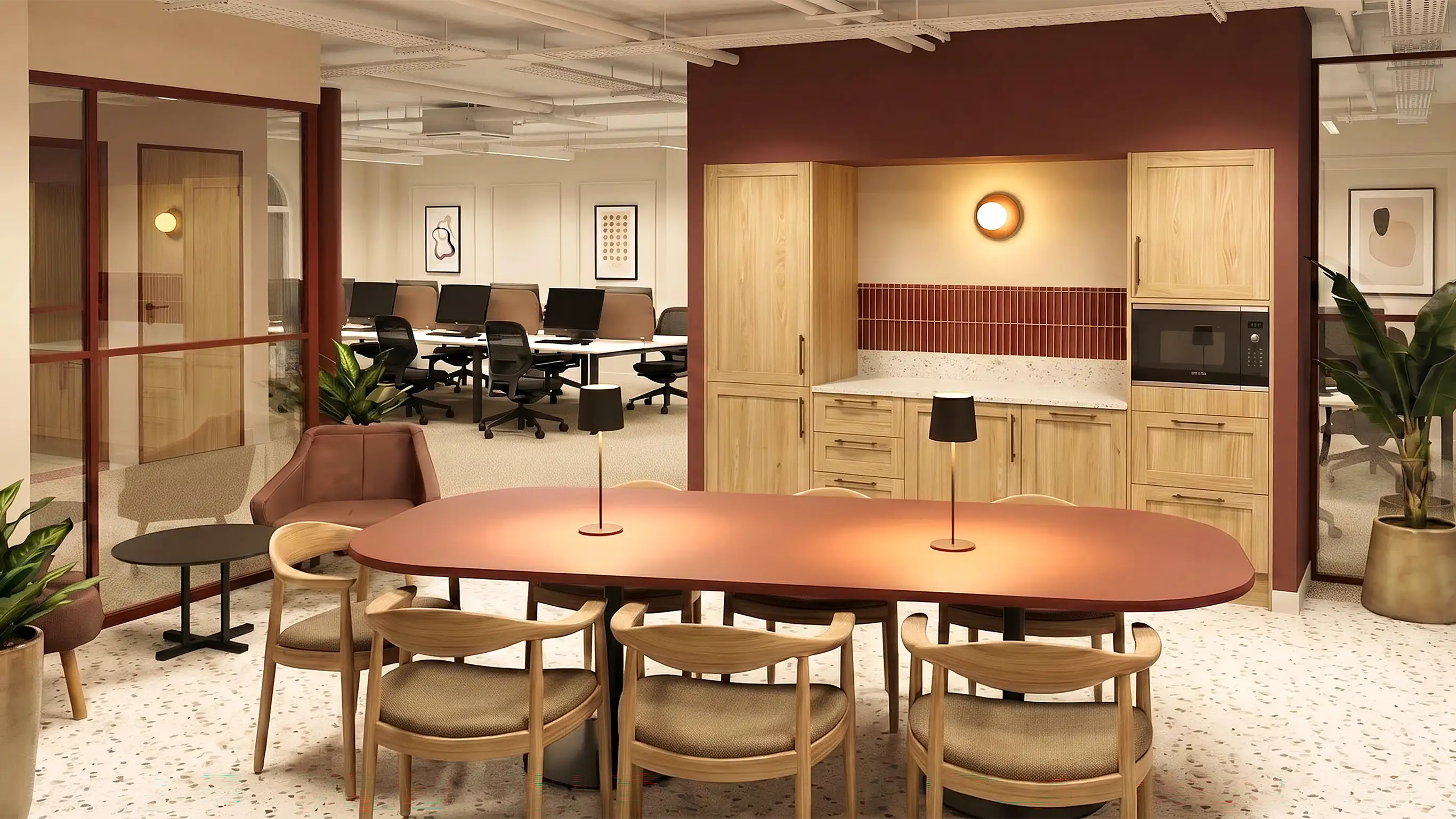Kitchen Area CGI