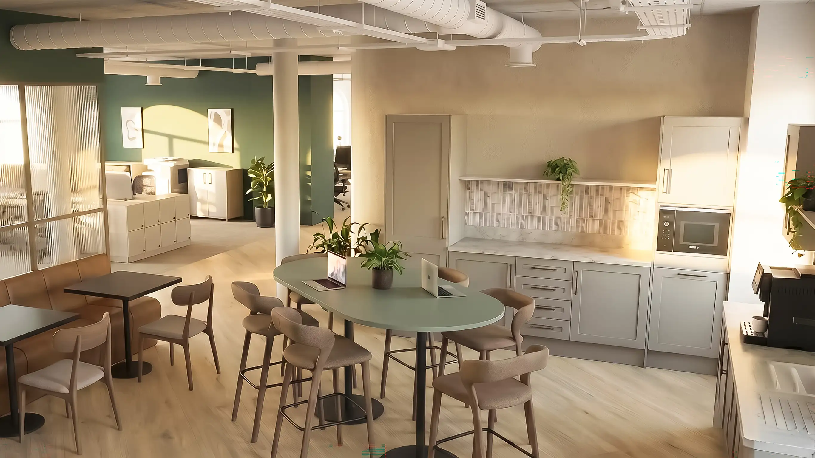 Kitchen Area CGI